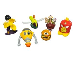 Vintage Burger King Kids Meal Toy Lot Simpsons Dragon Ball Z Small Soldiers 6pc